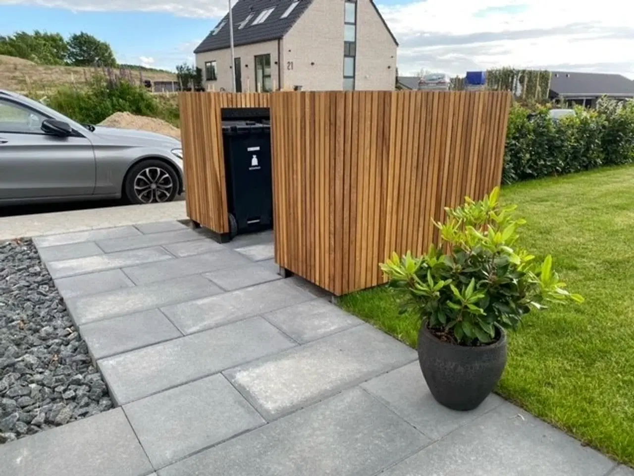 Billede 4 - Affaldsskjuler, egetræ - hele DK