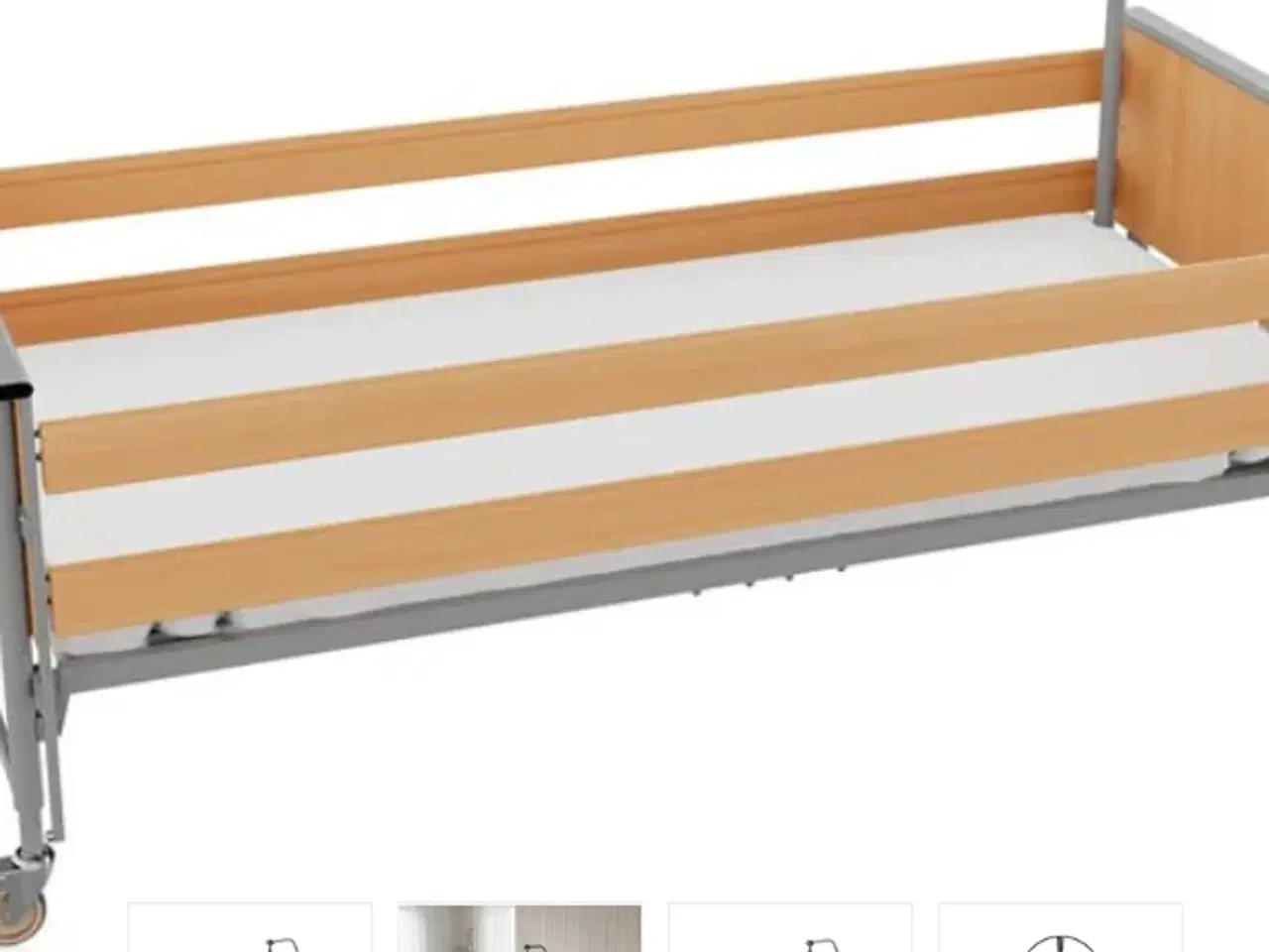 Billede 5 - Burmeier Dali plejeseng med softcover og madras