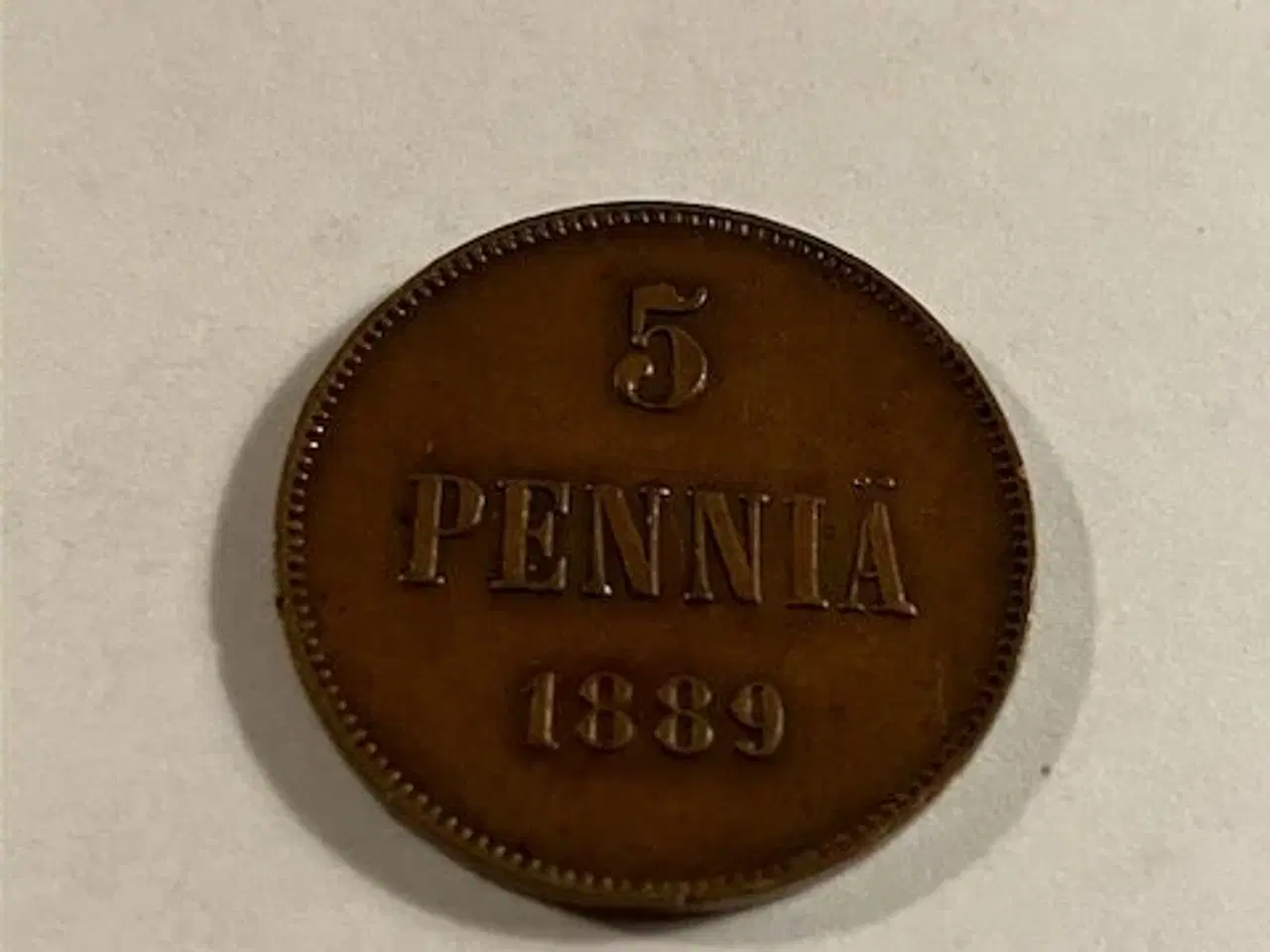 Billede 1 - 5 Pennia 1889 Finland