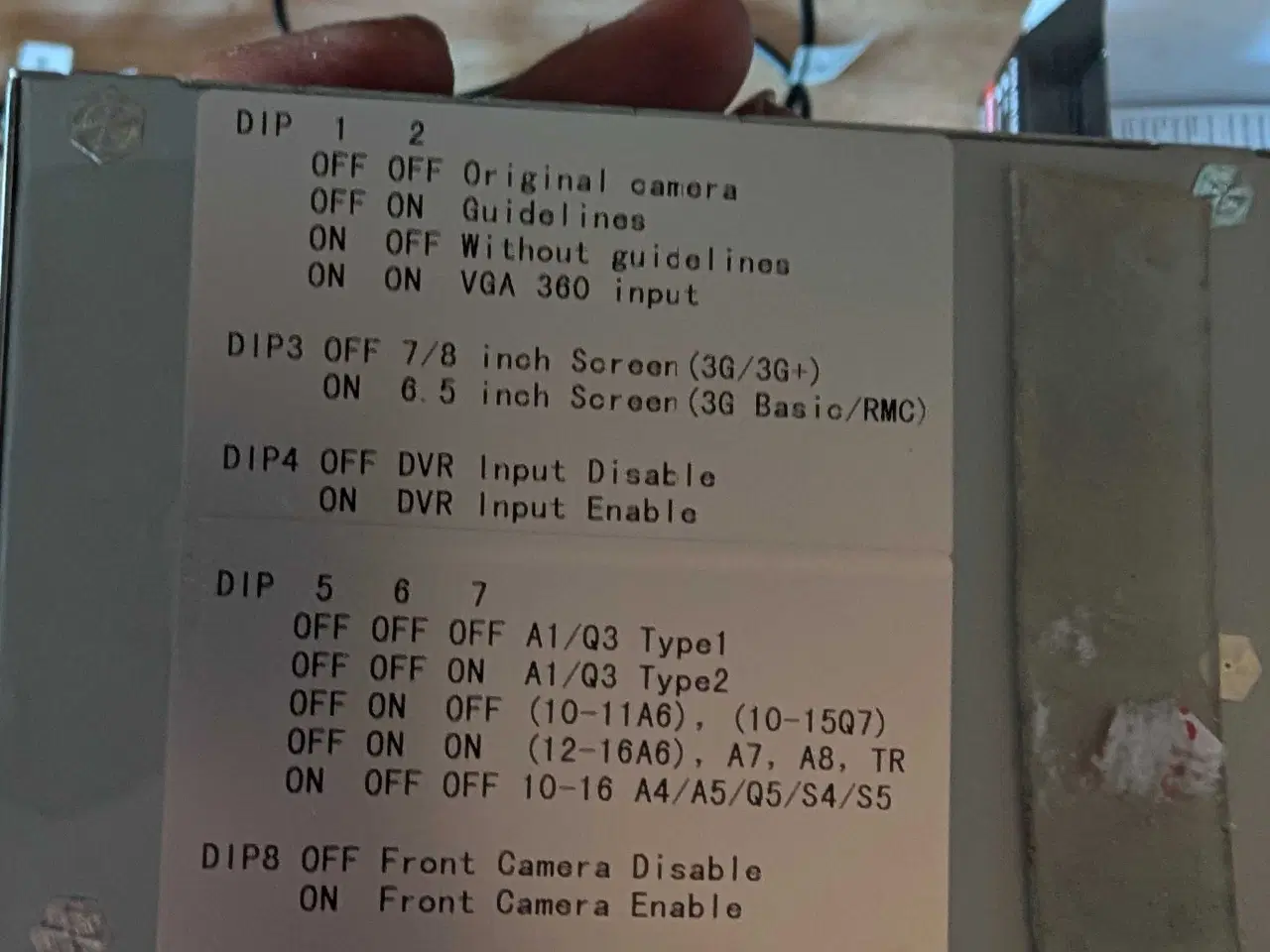 Billede 2 - Audi A6 A7 Bakkamera med interface 