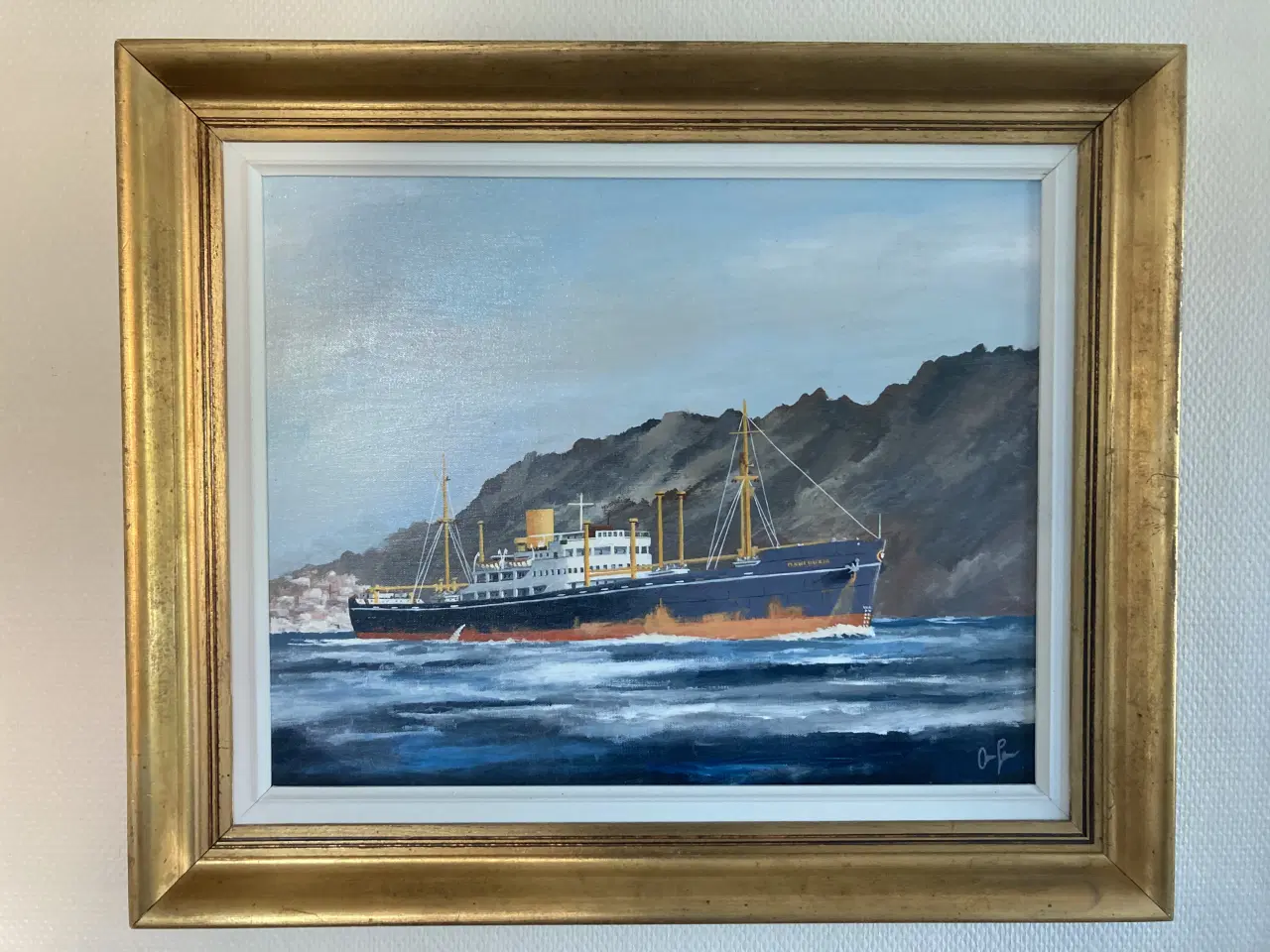 Billede 1 - Skibsportræt Andre Jensen, Hasle, Bornholm