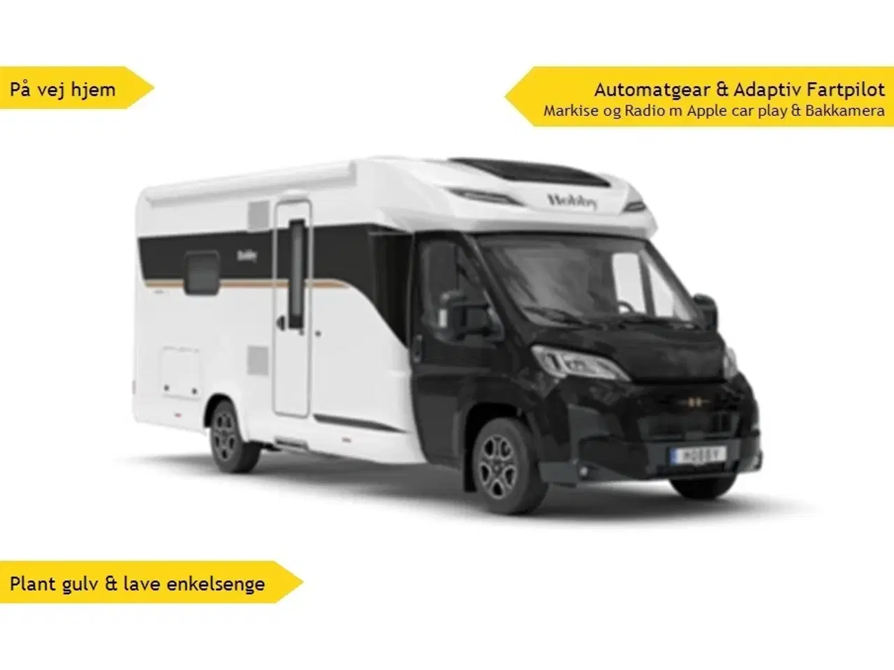Billede 1 - 2026 - Hobby   Lækker Autocamper med lave enkelsenge og stort toiletrum med særskilt brusekabine fra Hinshøj Caravan.