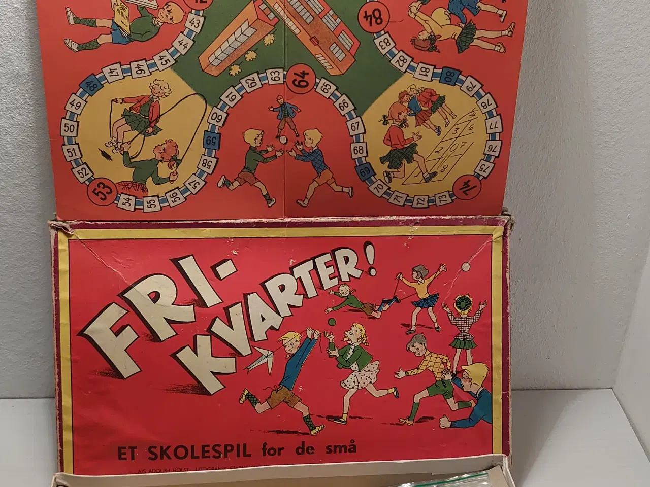 Billede 1 - Frikvarter. Gammelt brætspil fra A.Holst.Nr 4068