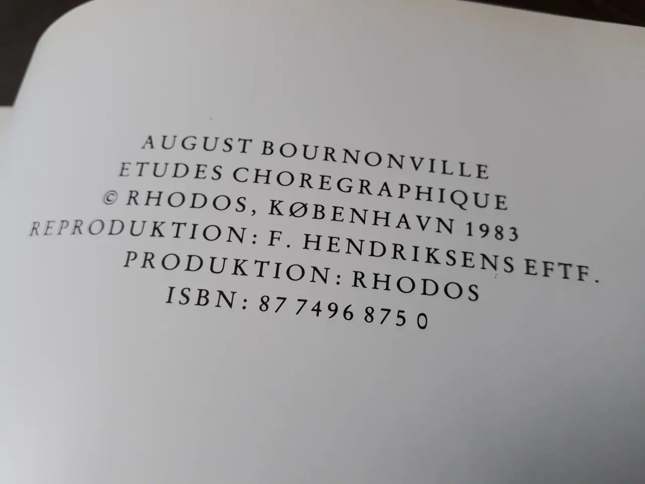 Billede 4 - August Bournonville: Etudes Choregraphiques