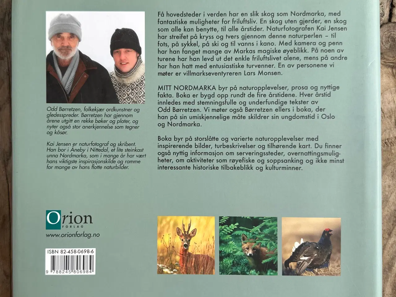 Billede 2 - Mitt Nordmarka – Kai Jensen, Odd Børretzen – Norsk