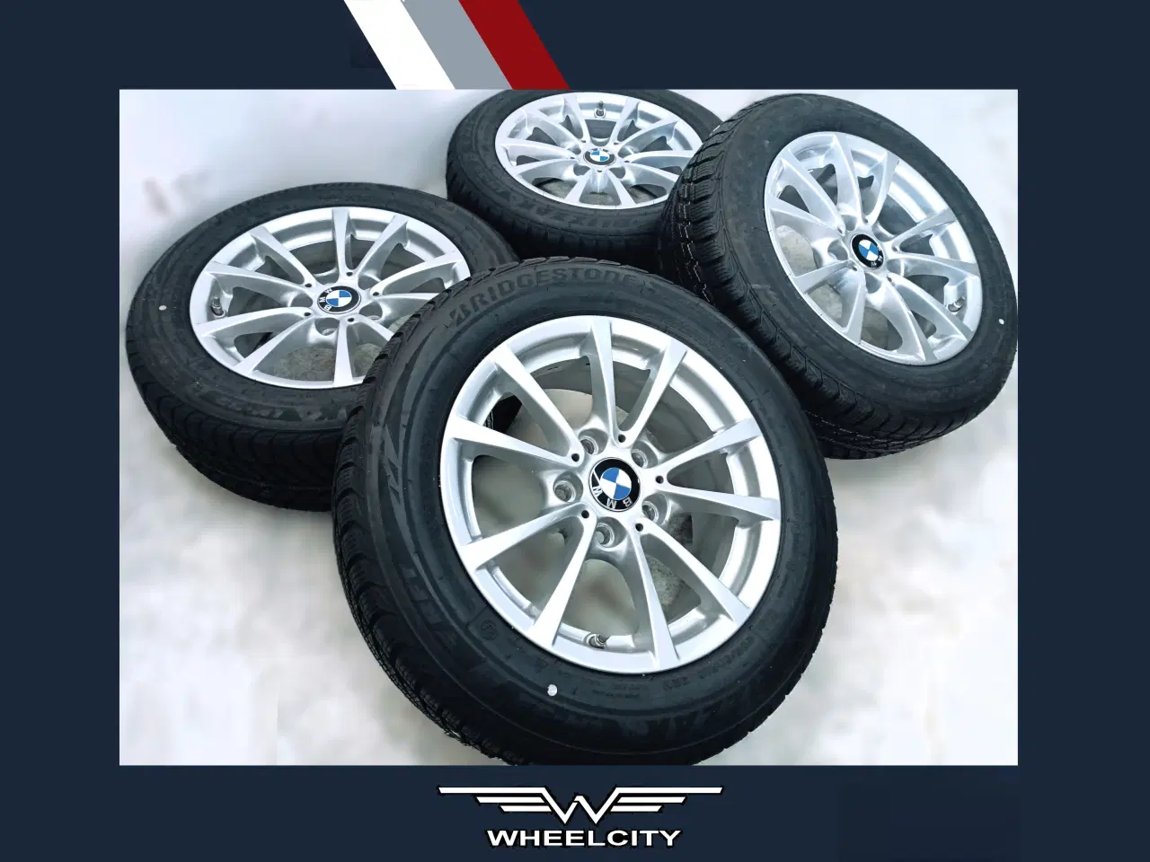 Billede 1 - NYE - 5x120 16" ET31 nav 72,6ø BMW vintersæt TPMS