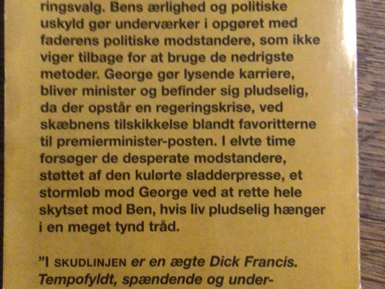 Billede 2 - Dick Francis : I Skudlinjen