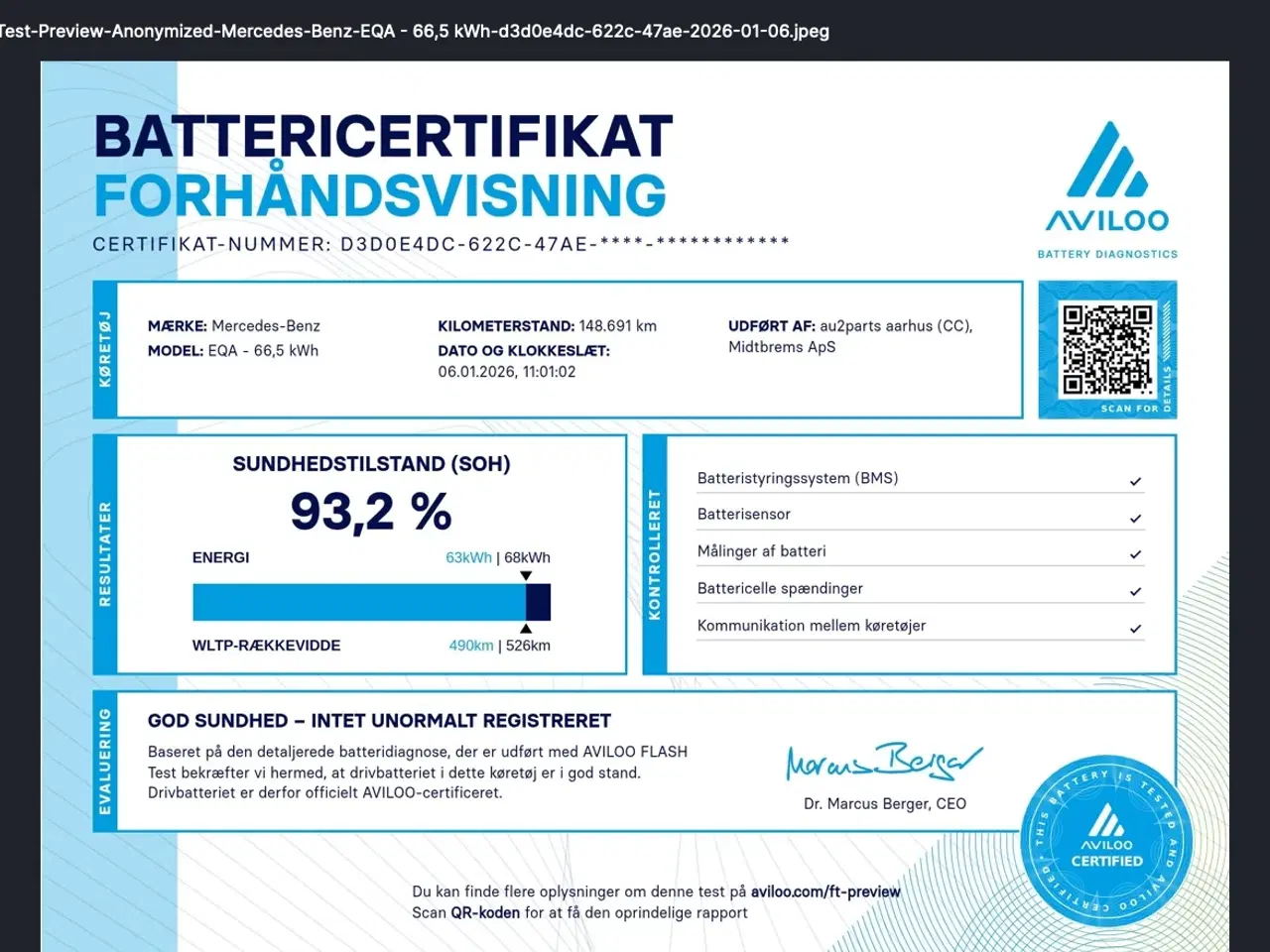 Billede 15 - Mercedes EQA250  