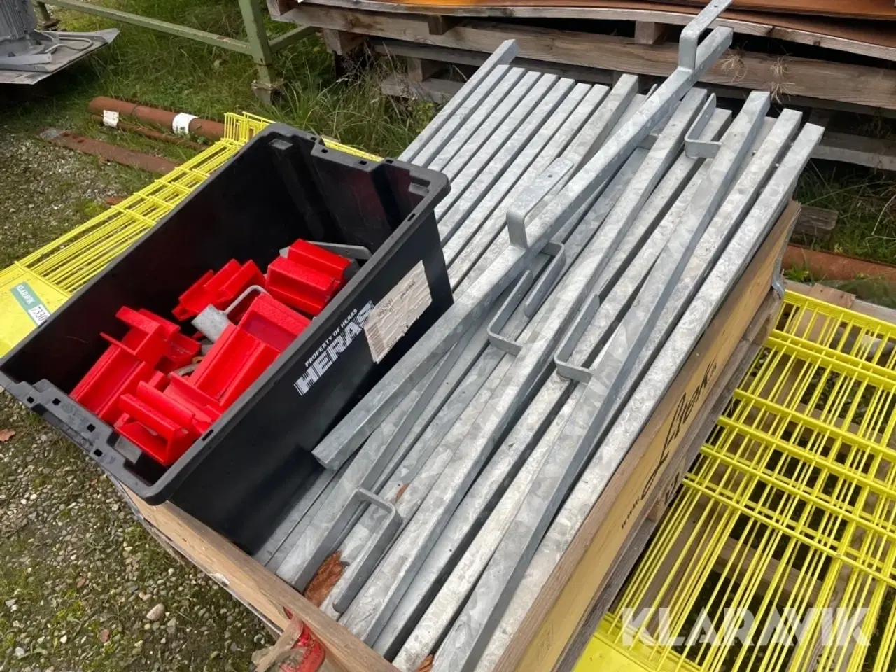Billede 6 - Hegn Ser hegn EN13374A 8 styk med holdere