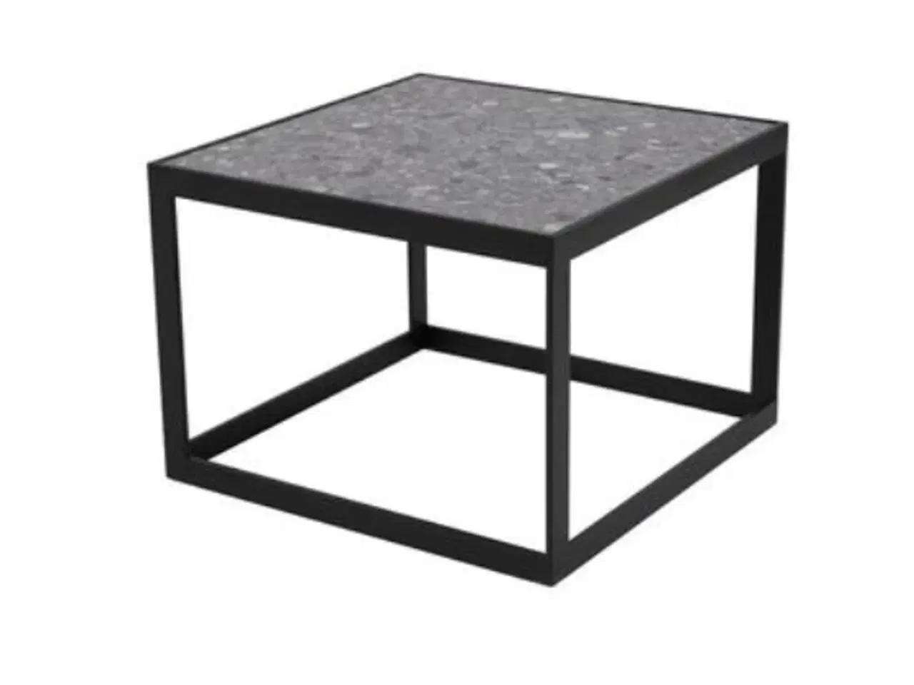 Billede 1 - Sofabord/Sidebord i sort og terazzo grå