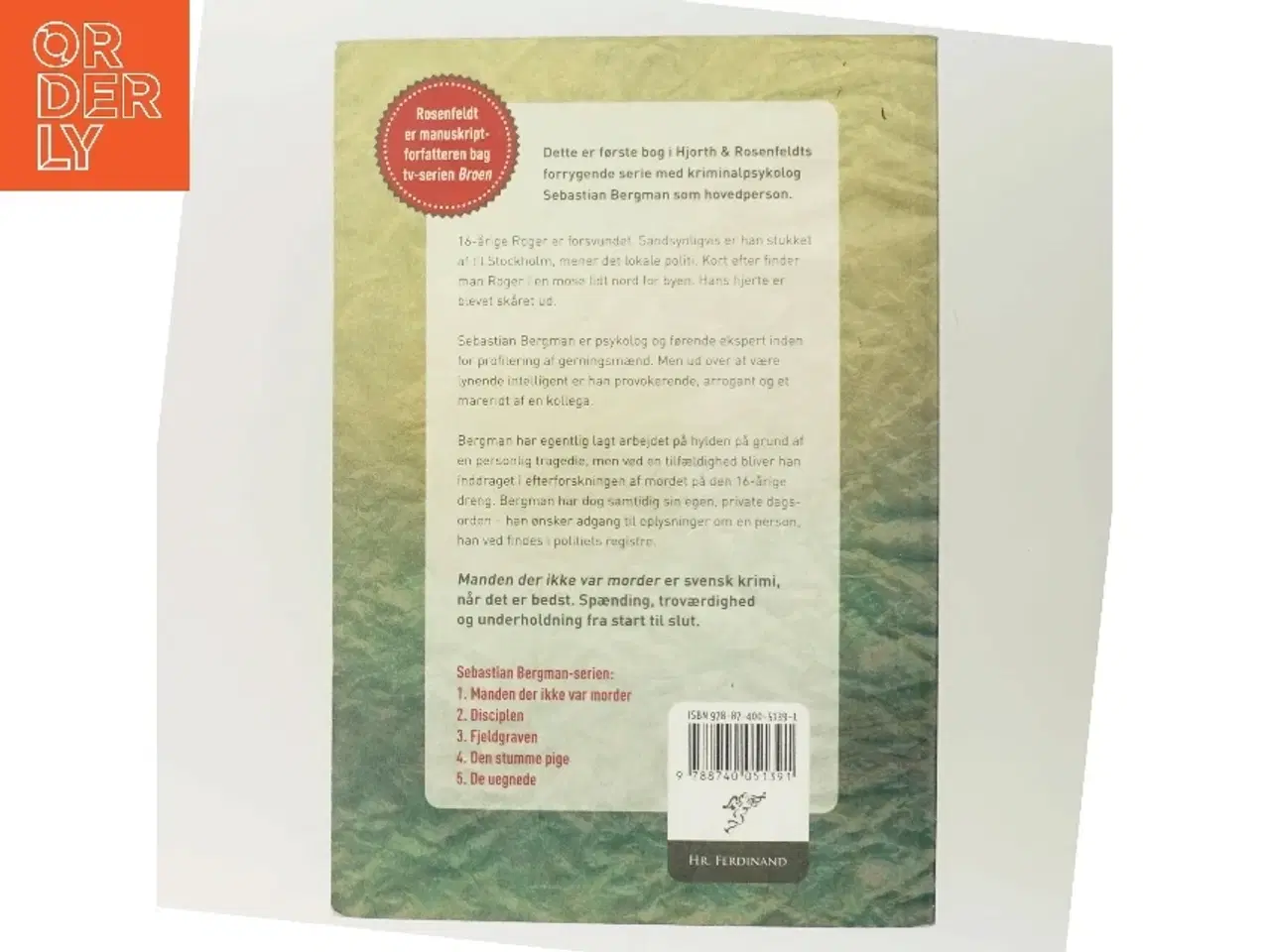 Billede 3 - Manden der ikke var morder af Michael Hjorth (f. 1963-05-13) (Bog)