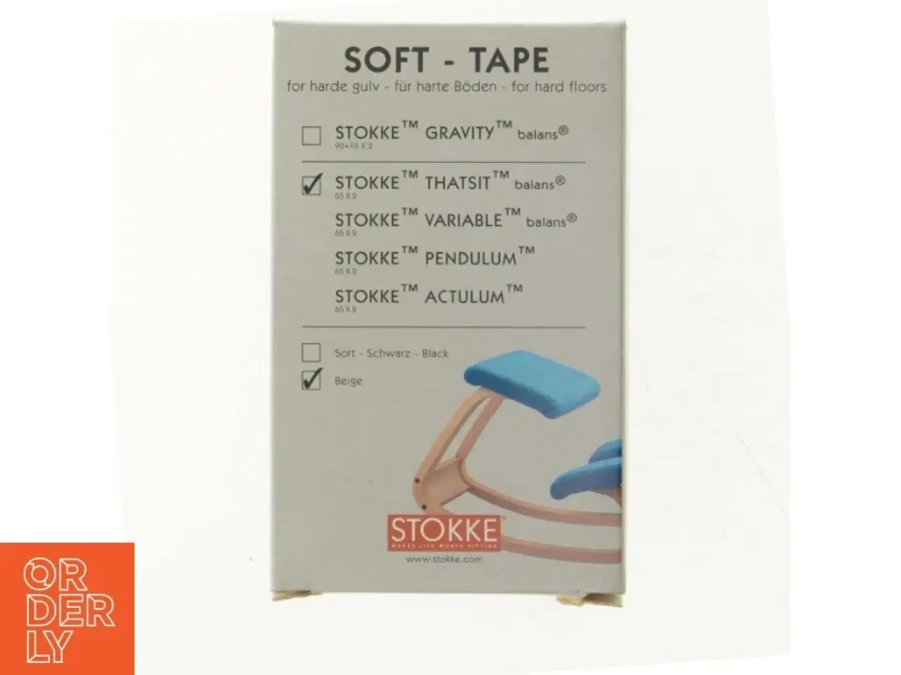 Billede 1 - Soft tape til stol fra Stokke (str. 12 cm)