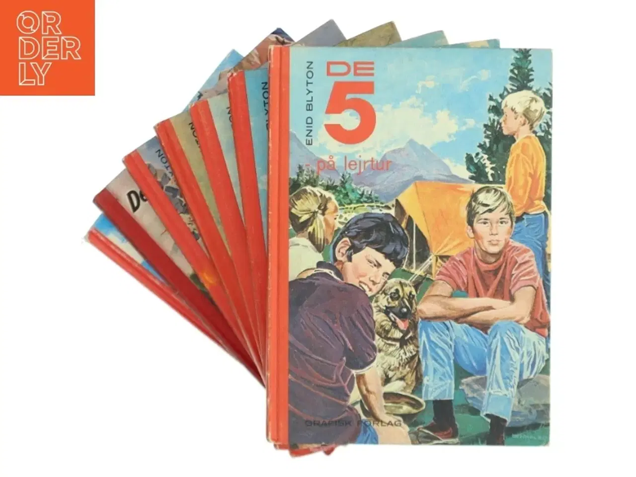 Billede 1 - De 5 på lejr af Enid Blyton (Bog)