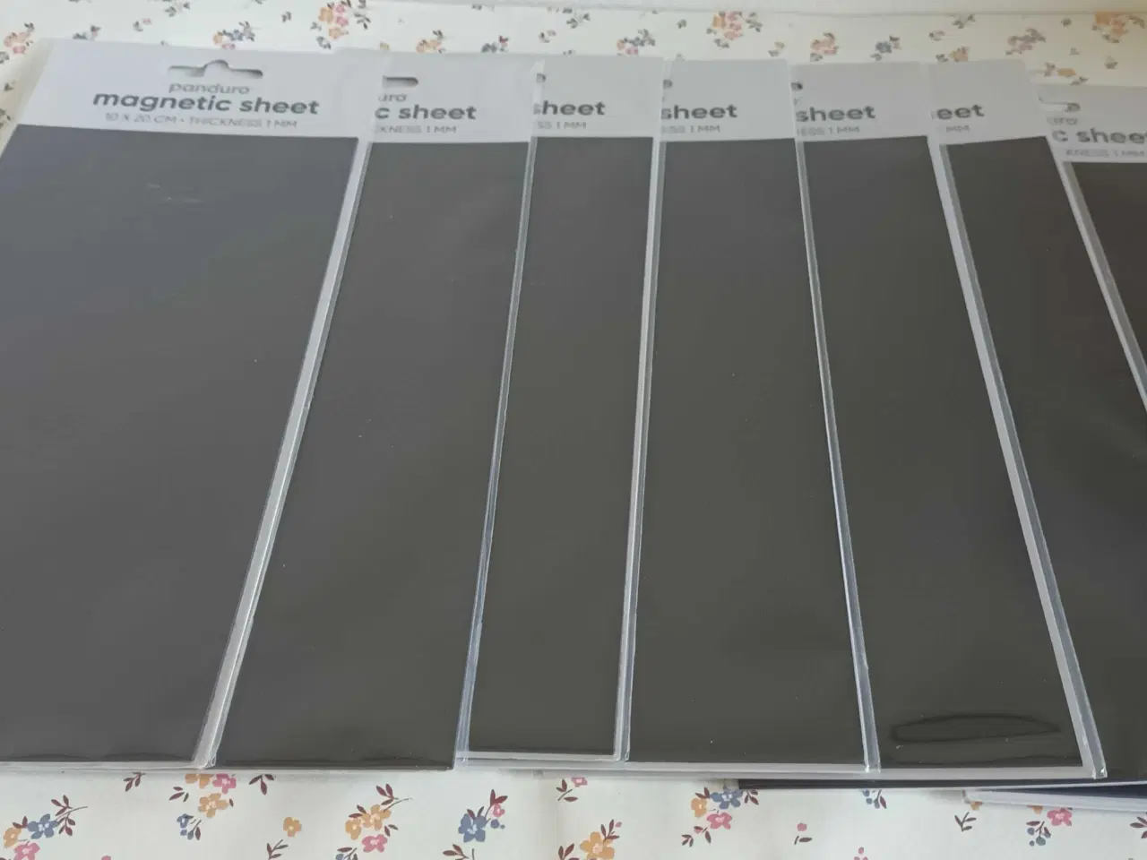 Billede 1 - 7 magnetplader 10x20 cm 1 mm tyk