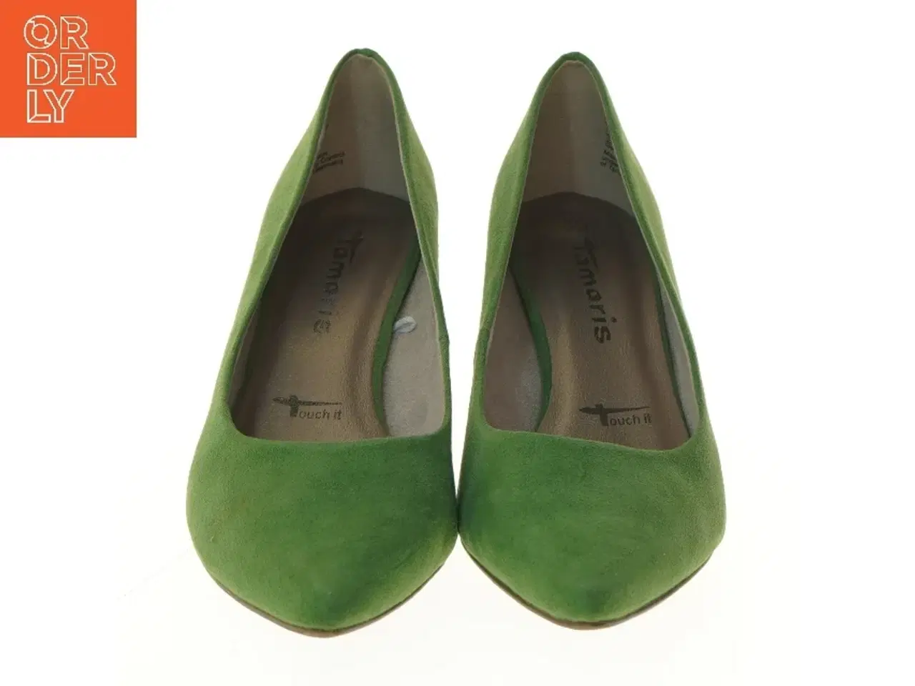 Billede 4 - Grøn Tamaris stiletter fra Tamaris (str. 39 )