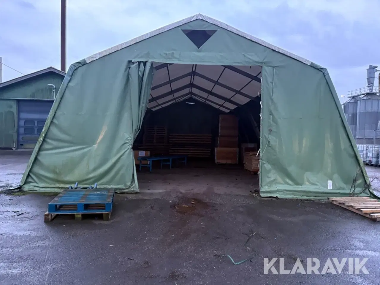 Billede 3 - Lagertelt Kibæk Pressing VALMEX FR 700 - 2 styks