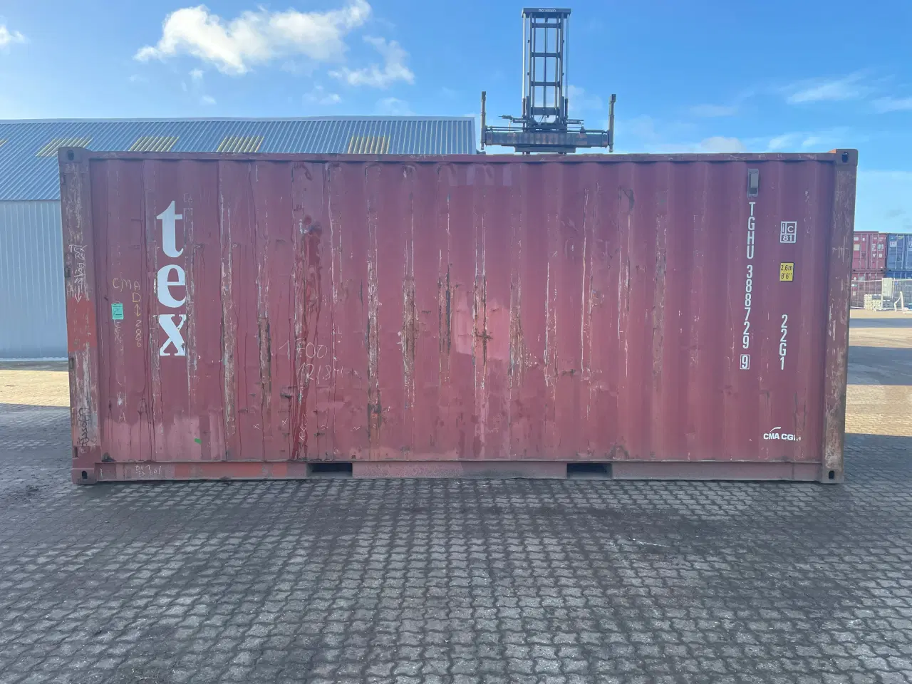 Billede 3 - 20 fods Container - ID: TGHU 388729-9