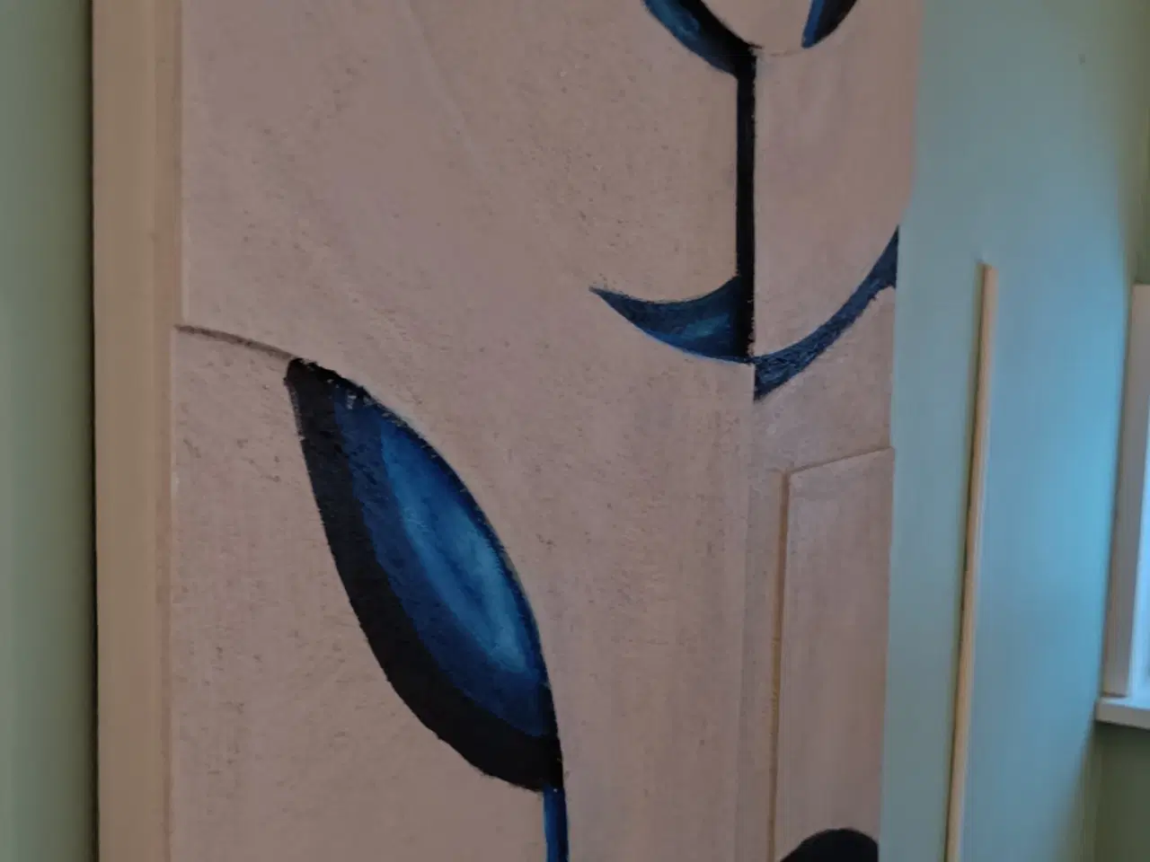 Billede 3 - Billede med reliefmønster/niveauforskel, 70x100 cm