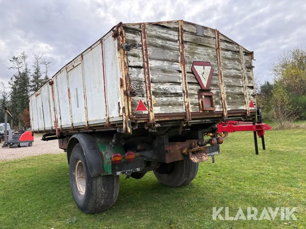 Billede 4 - Brugt traktor tipvogn med bredde hjul