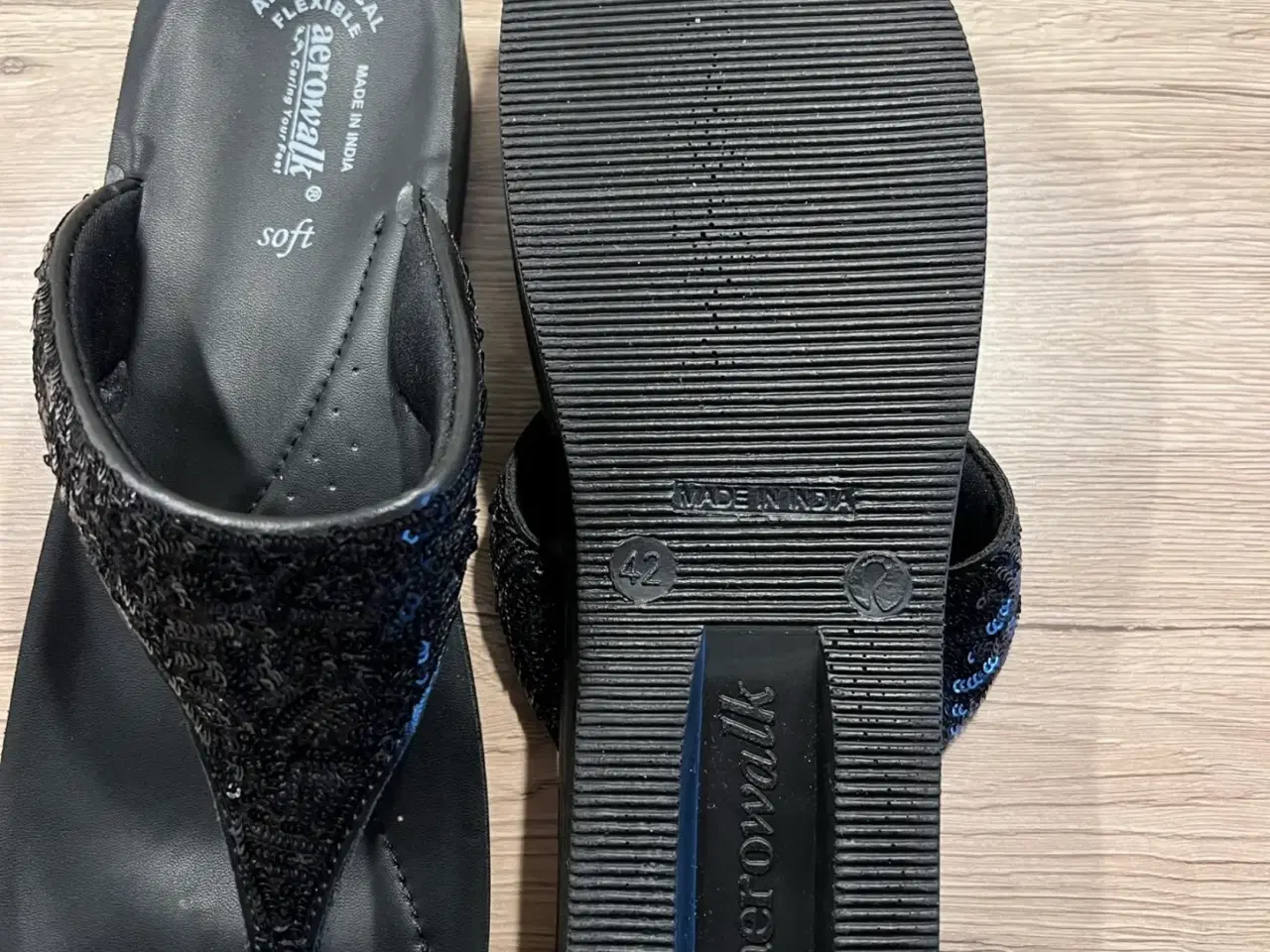 Billede 2 - Aerosoft sandaler med palietter.