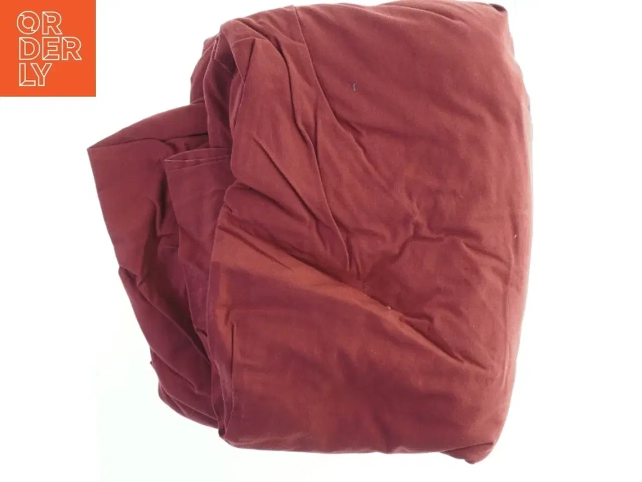 Billede 2 - Bordeauxfarvet lagen (str. 160x180 cm)