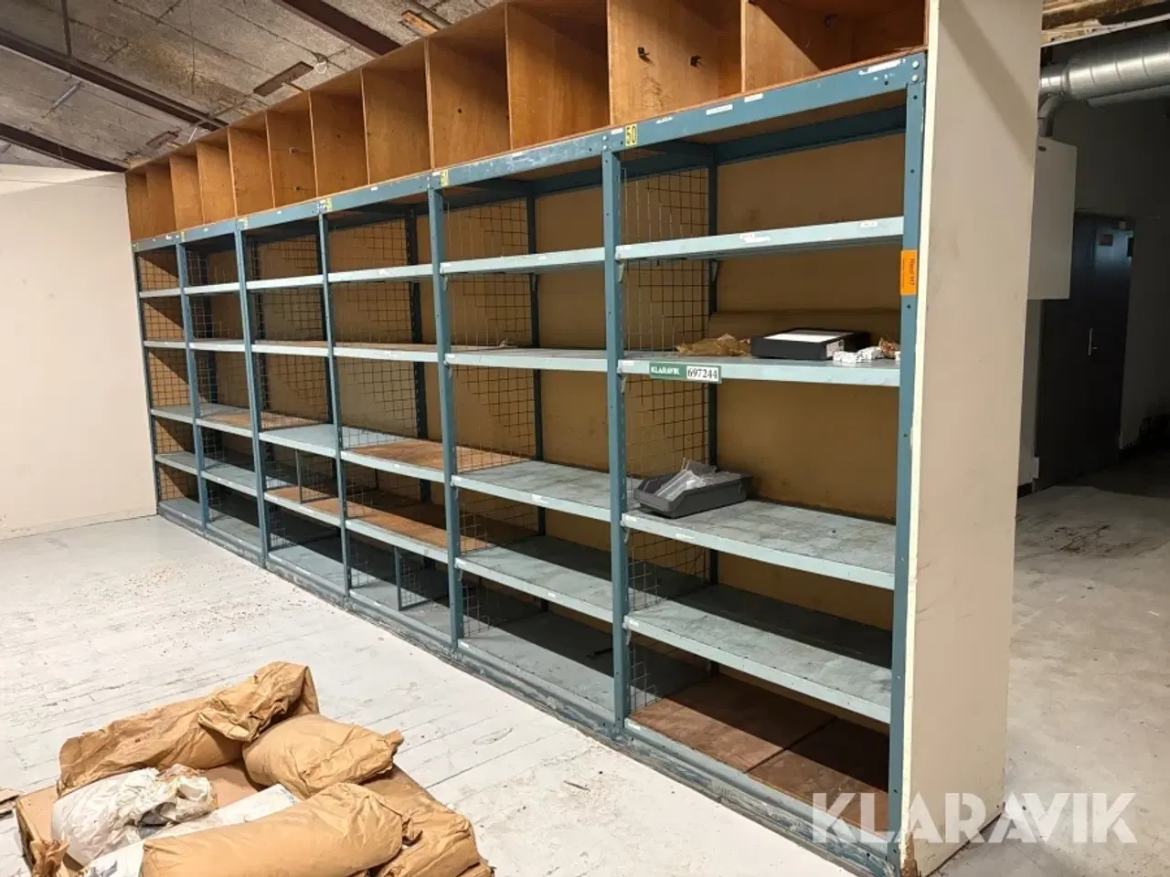 Billede 1 - Værkstedsreoler 10 sektioner