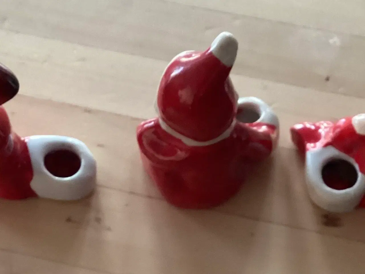 Billede 4 - 3 ældre nisse-julemænds lysestager