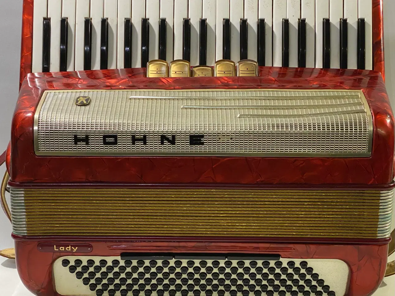 Billede 7 -    Smuk ældre harmonika fra Hohner sælges fra saml