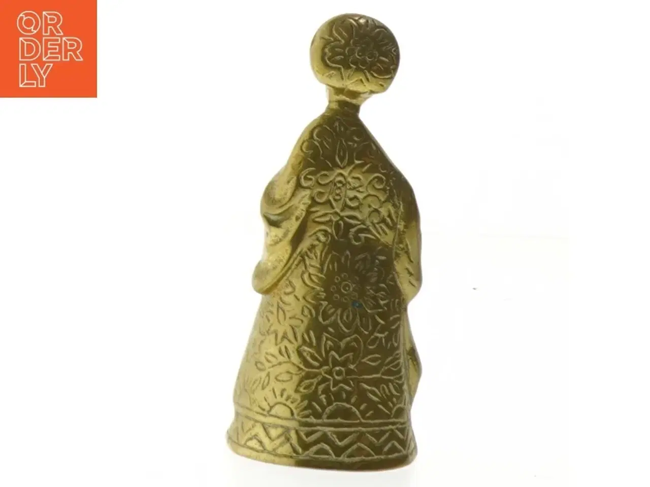 Billede 3 - Messingstatue med blomstermønster (str. 12,5 cm)