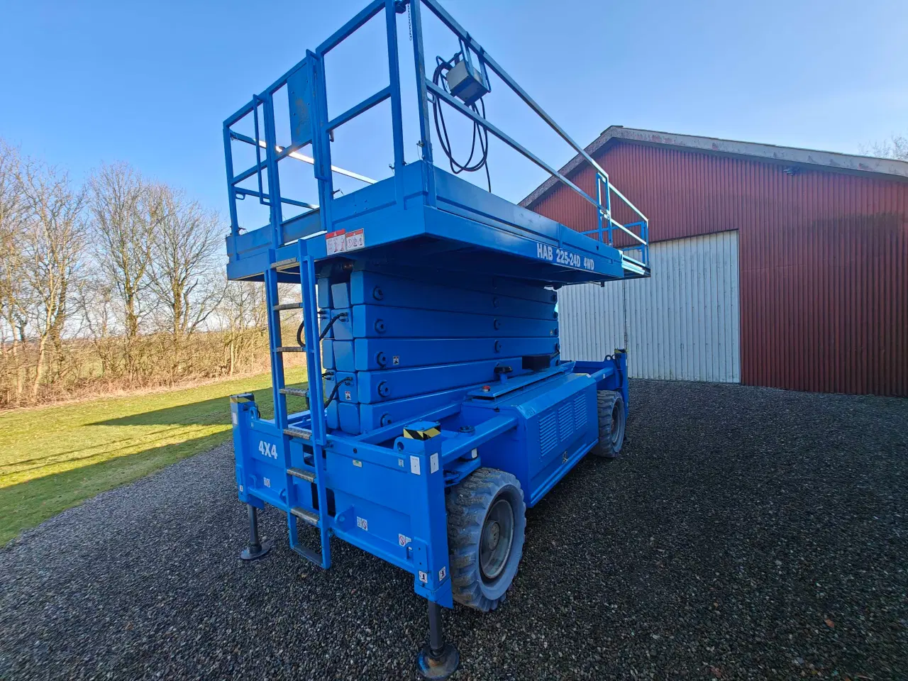 Billede 3 - HAB 225-24D 4x4 Saxelift Arbejdshøjde 22.5mtr