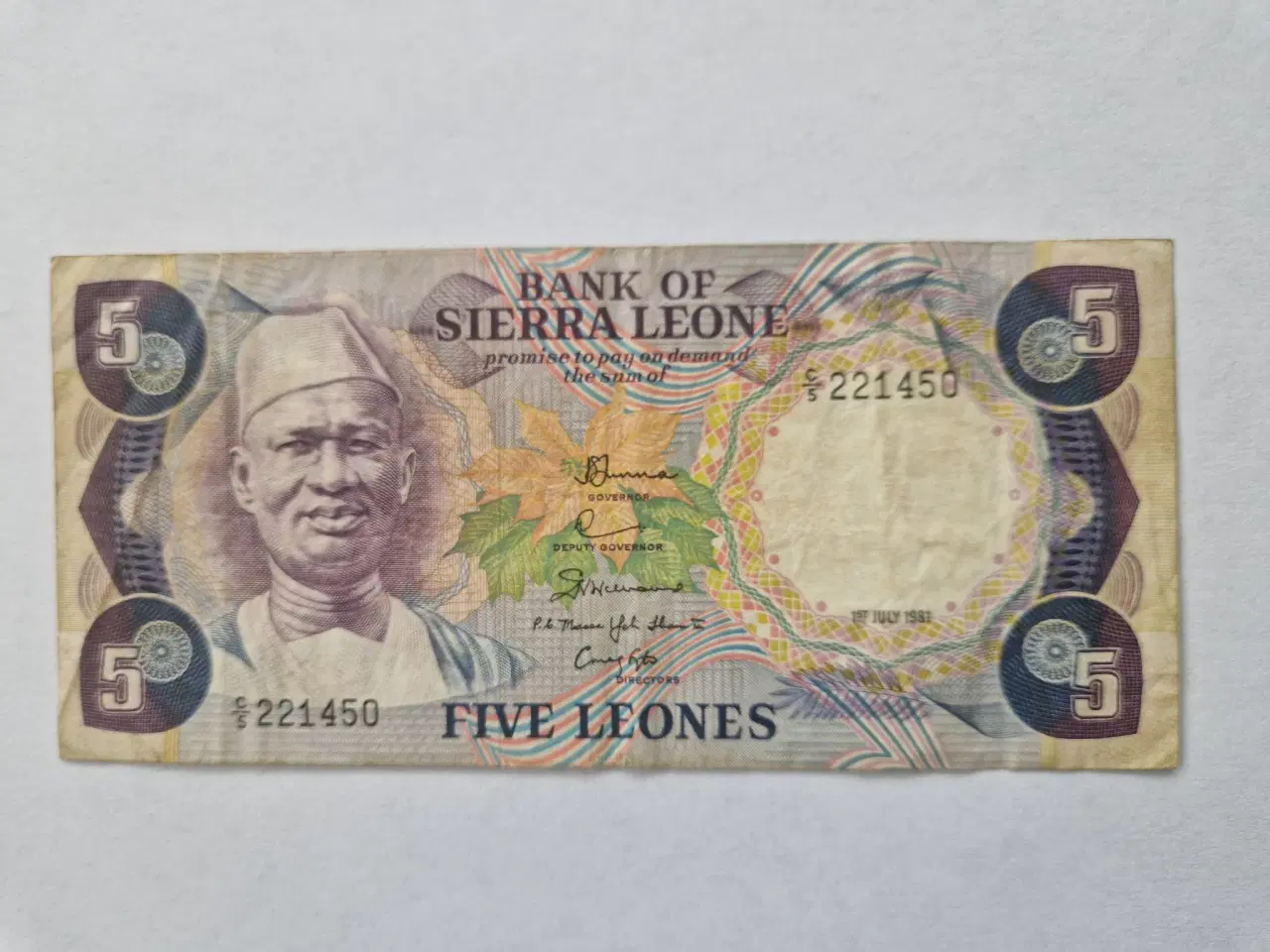 Billede 1 - Five Leones Sierra Leone 1981