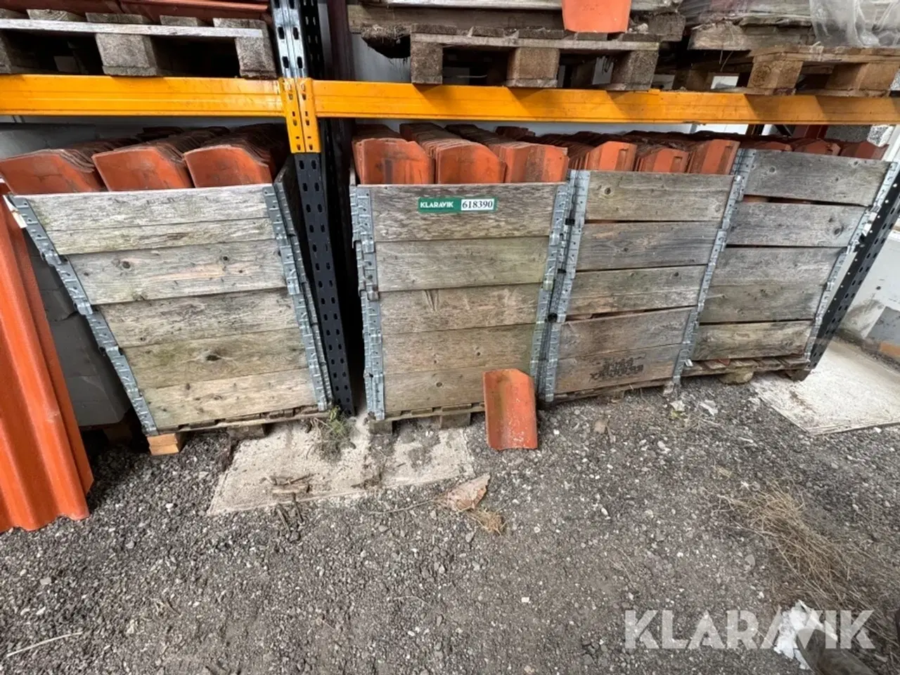Billede 1 - Tagsten vingetegl 1600 styk