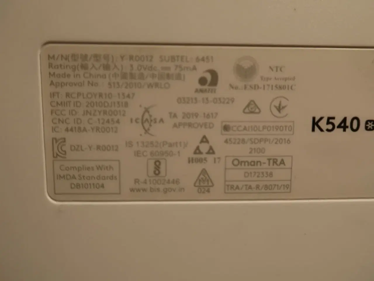 Billede 3 - 2 stk.  Logitech MK540 Advanced trådløs keyboard