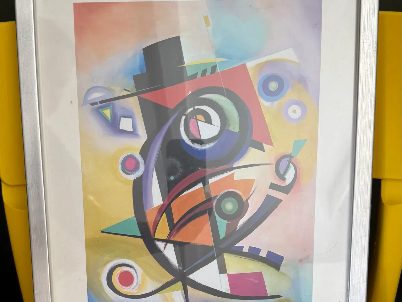 Billede 1 - Abstrakt plakat i ramme - Tribute to Kandinsky