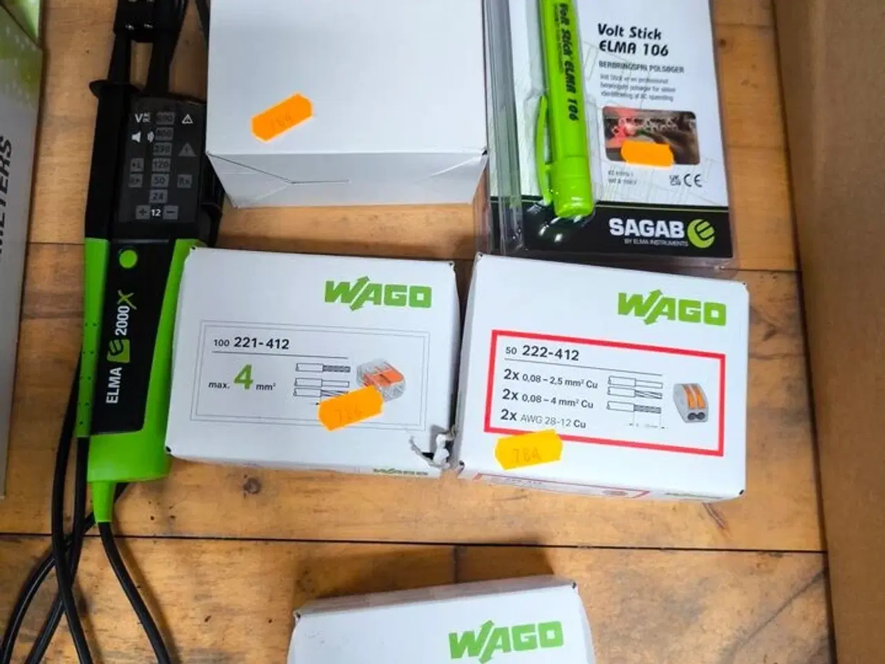 Billede 3 - Div. elektrikerværktøj, materiel m.v.