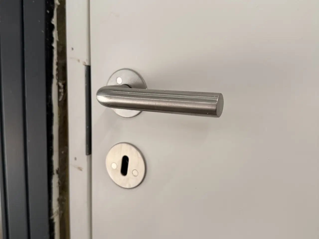 Billede 2 - Hvid dør m. Karm & greb 