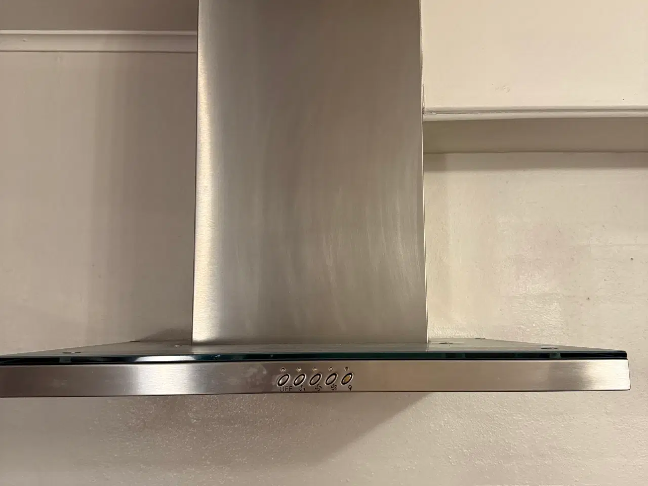 Billede 1 - Emhætte i stål og glas, 60 cm
