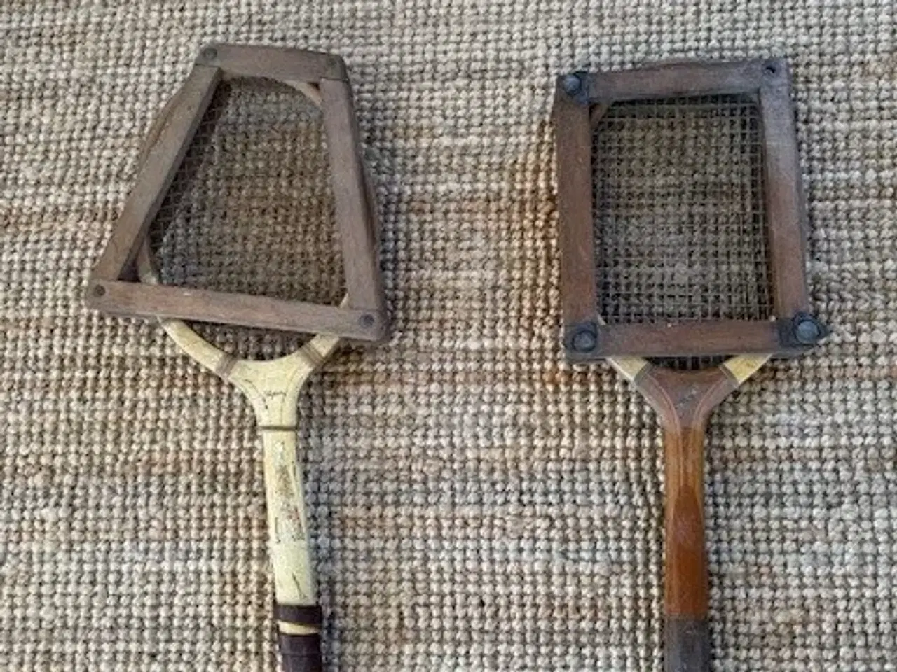 Billede 1 - Gl tennisketchere til dekoration