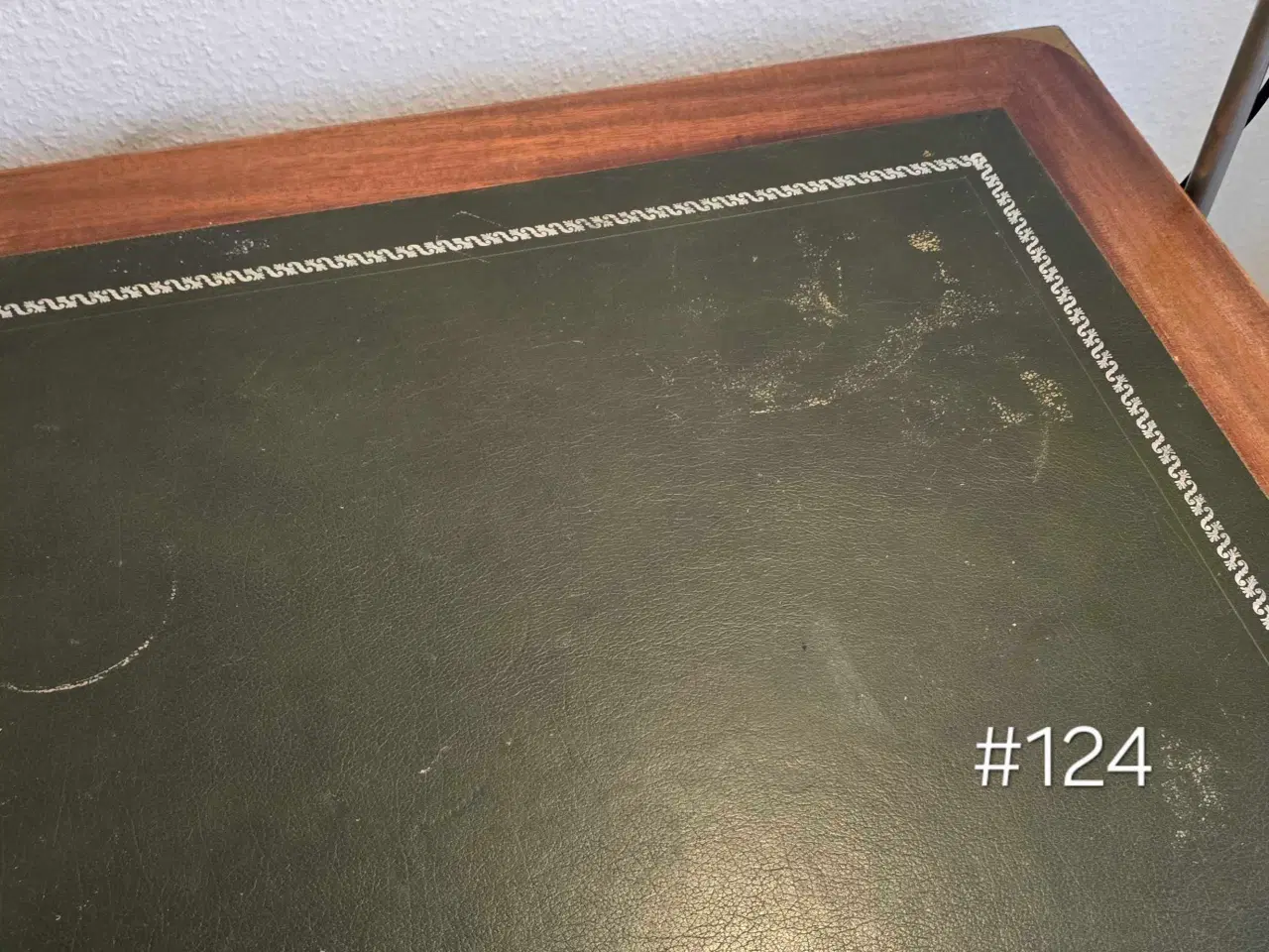 Billede 5 - Maghoni skrivebord i Campaigne stil.