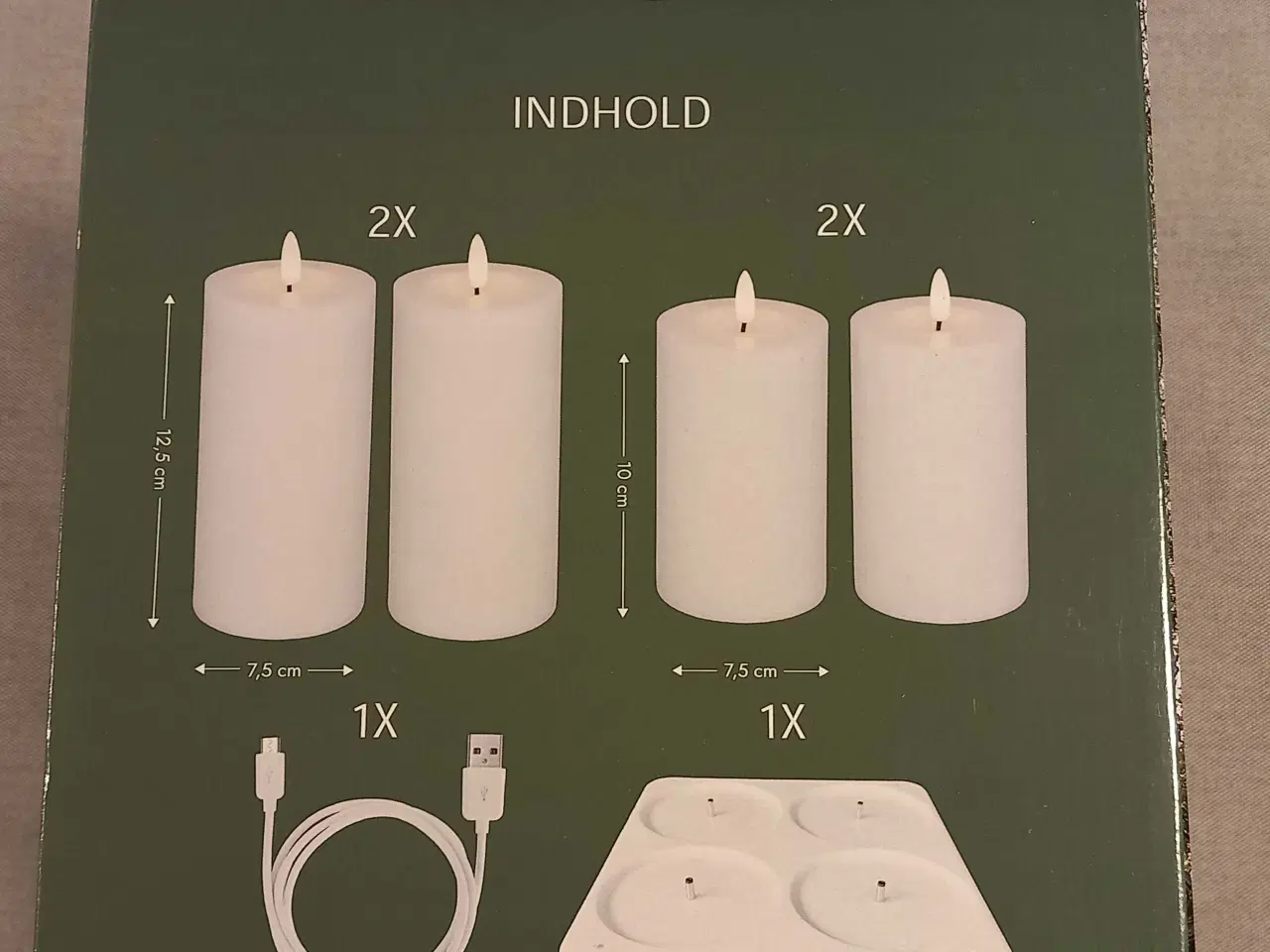 Billede 6 - Genopladelige bloklys