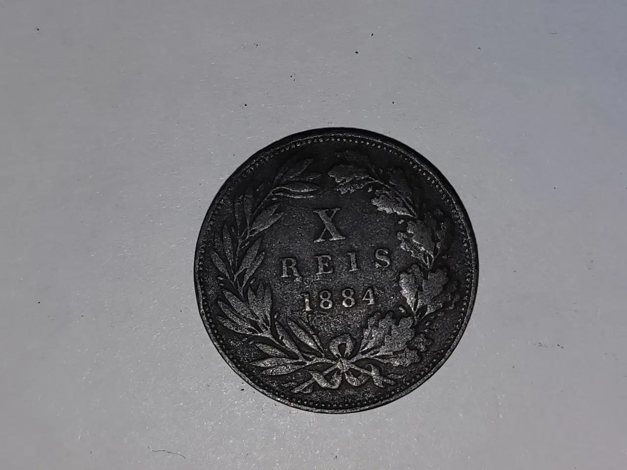 Billede 1 - 10 Reis 1884 Portugal