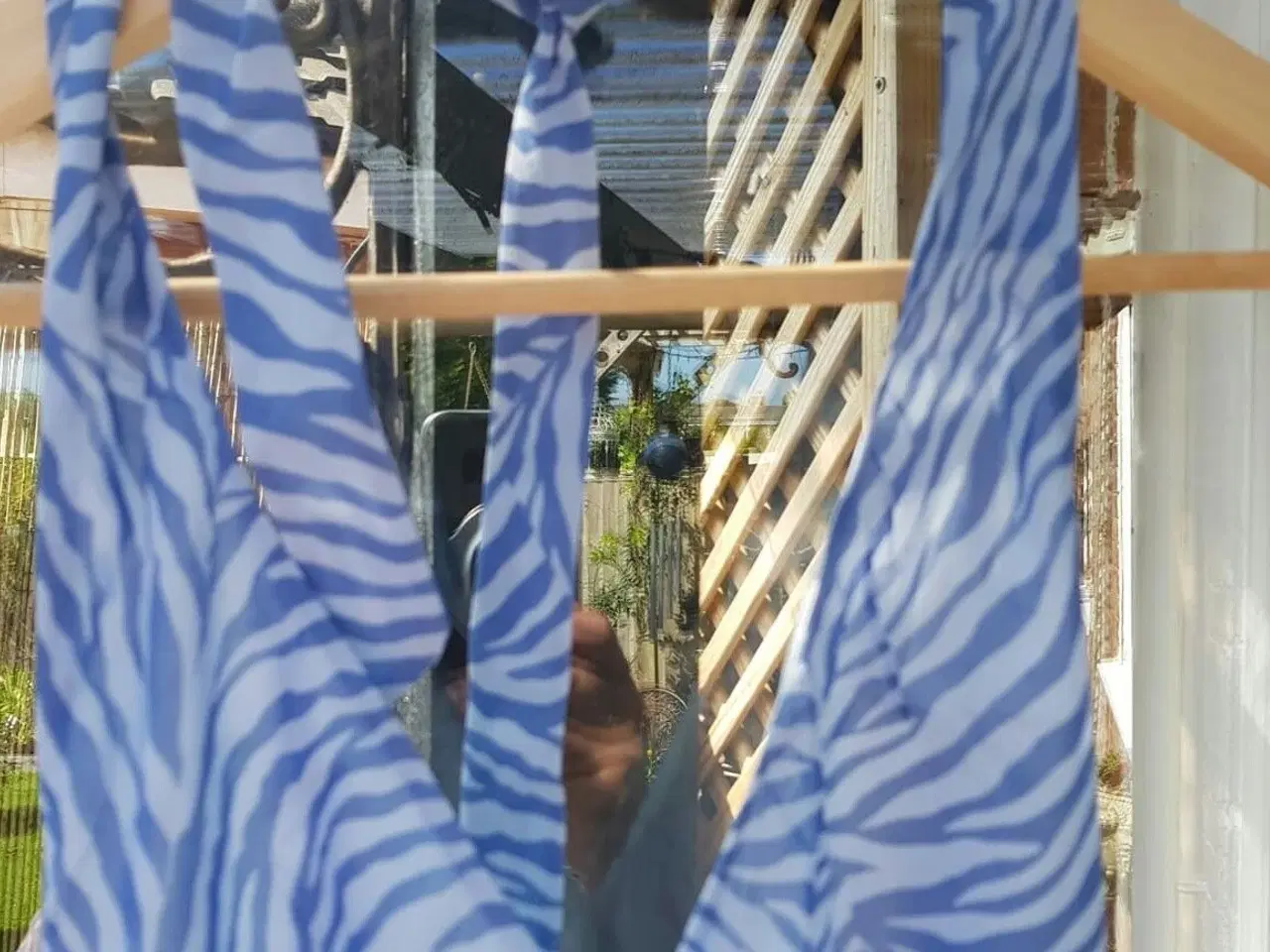 Billede 6 - Maxi i "blå Zebra"(gulv lang) / Str: 40 (UK.12)
