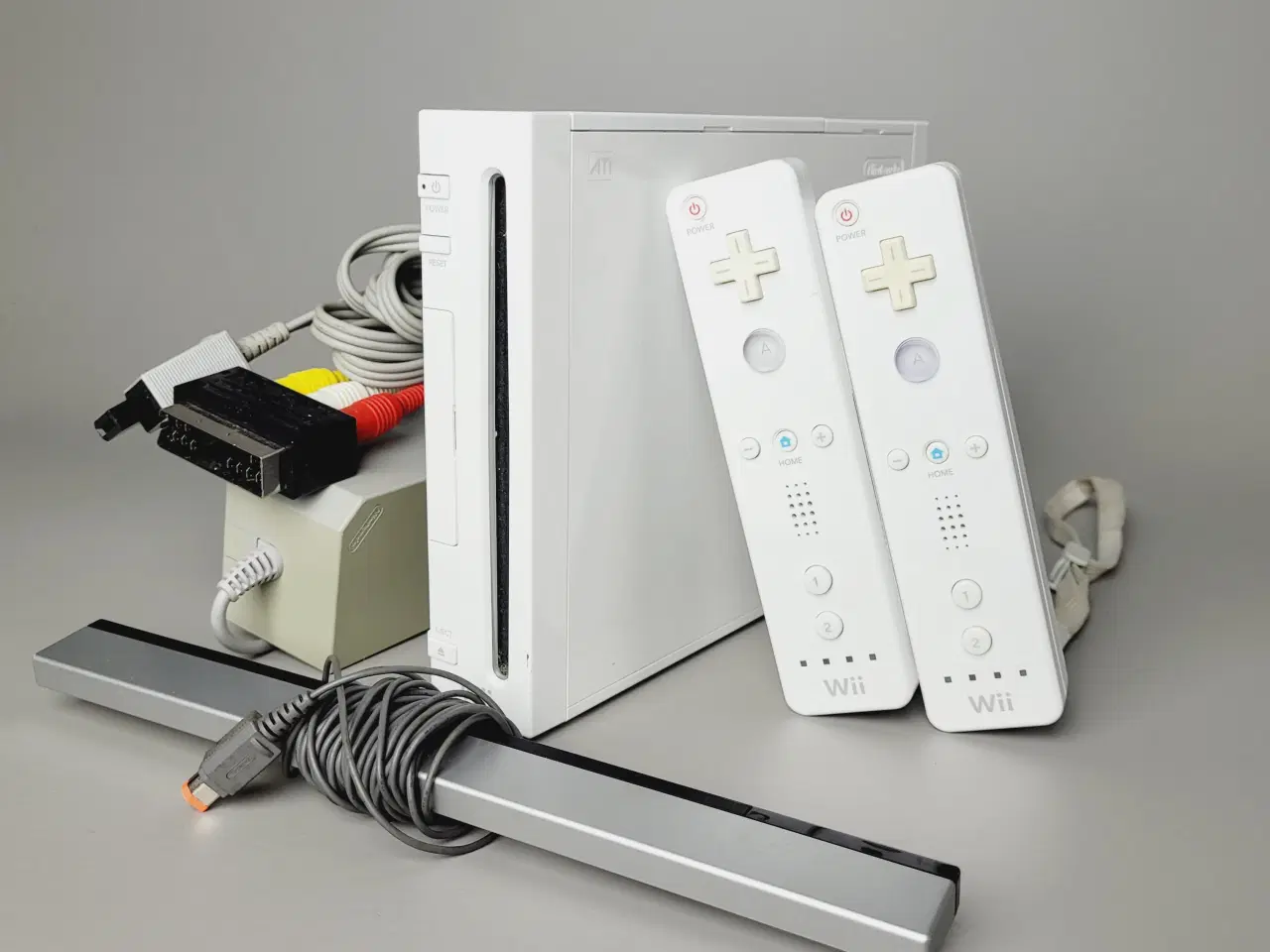 Billede 1 - ⭐️· 🎮 Nintendo Wii konsol, hvid, med tilbehør 