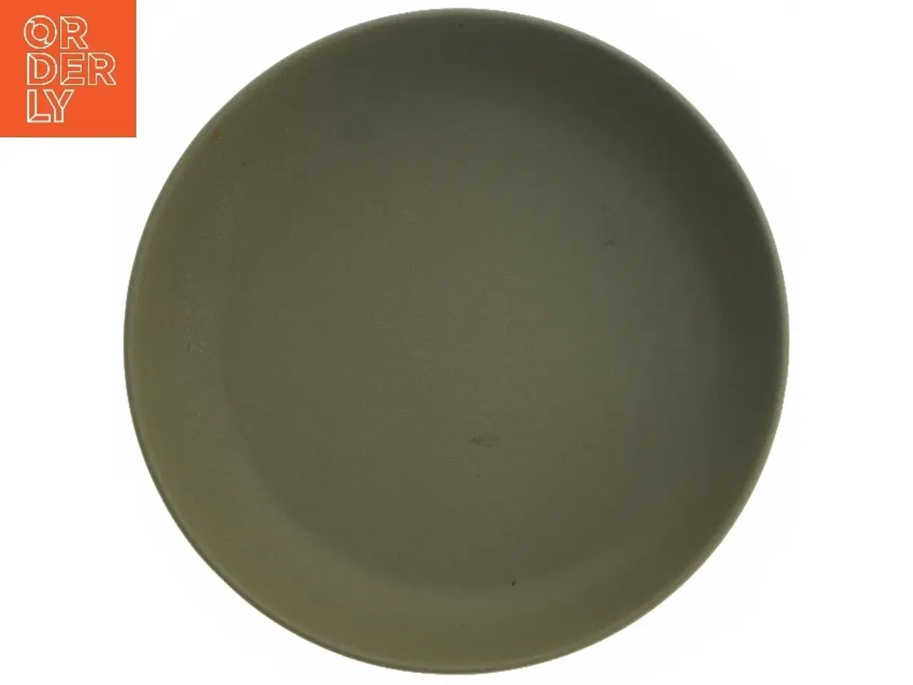 Billede 3 - Grøn skål, Ø 24x4,5 cm (str. Ø 24x4,5 cm)