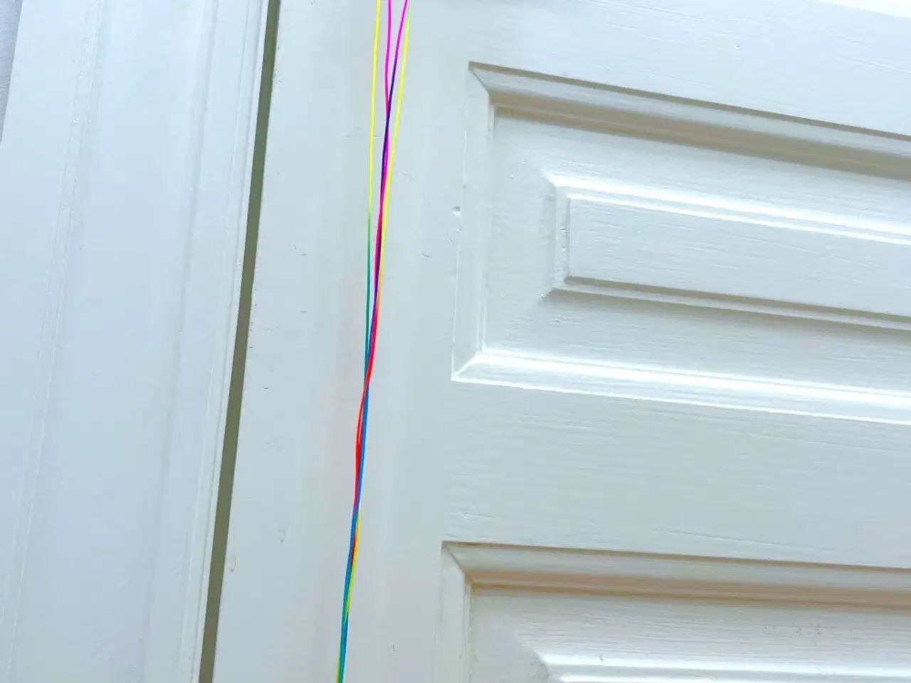 Billede 7 - Regnbuefarvet nøglesnor / keyhanger / nøglering