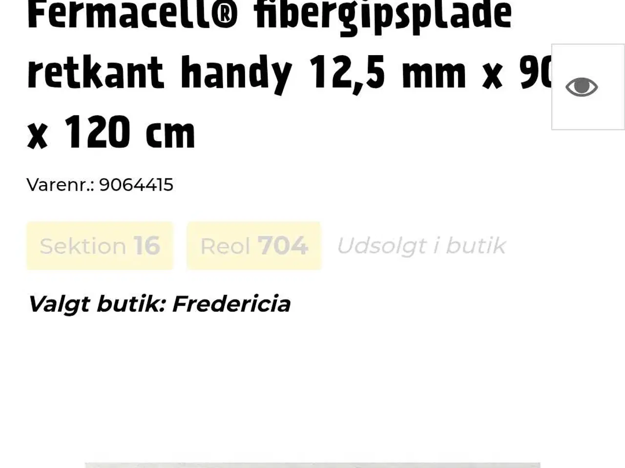 Billede 1 - Fermacell - fibergipsplade