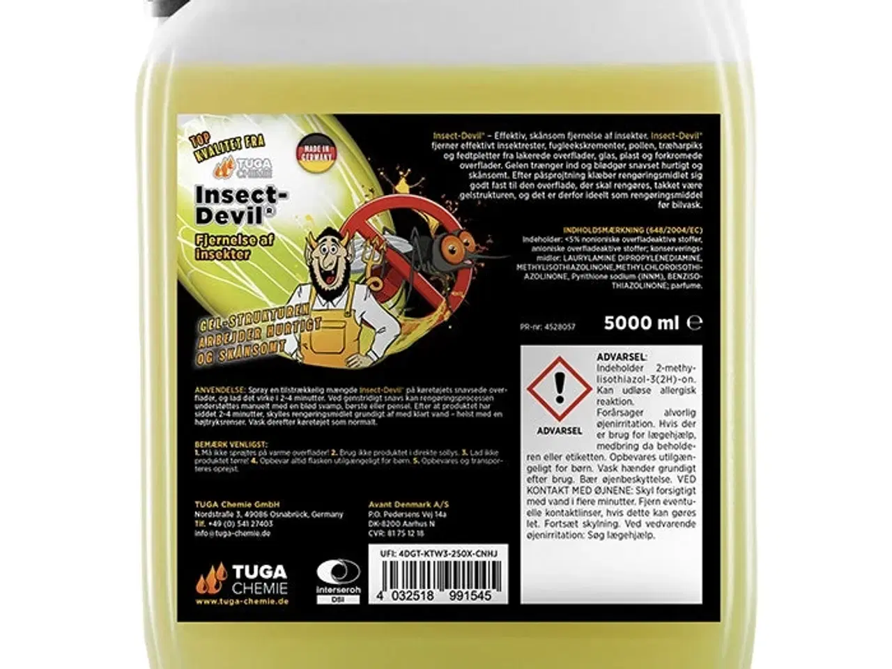 Billede 1 - Tuga Insect-Devil - Insektfjerner 5L