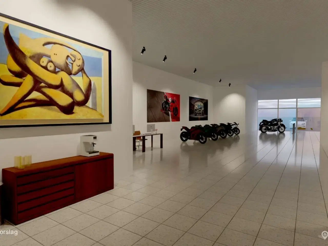 Billede 2 - Showroom/detail på trafikeret Roskildevej