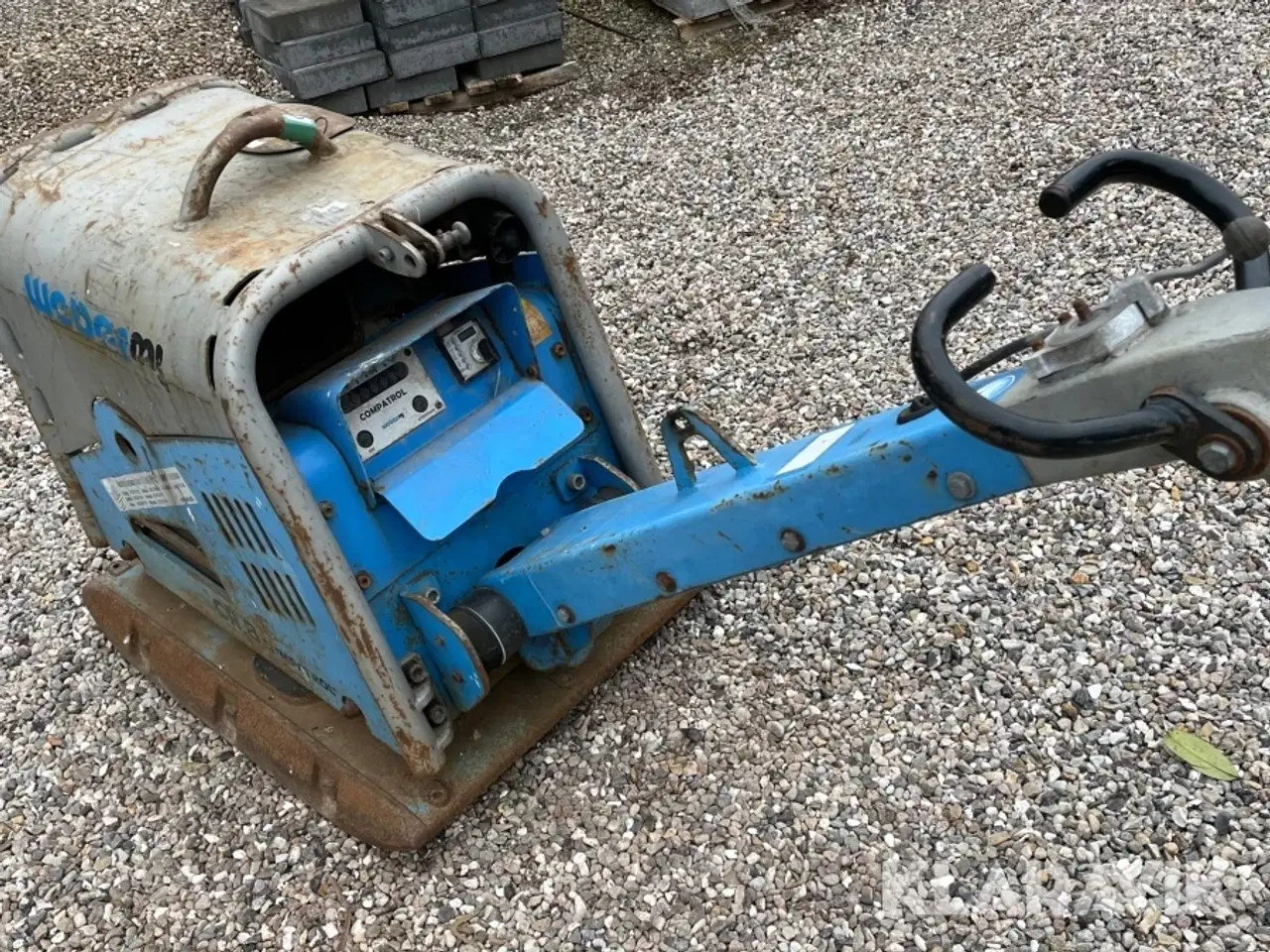 Billede 10 - Pladevibrator WEBER MT CR 8  CCD COMPATROL med COMPATROL