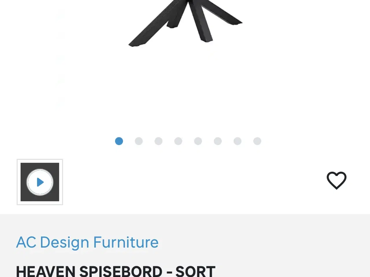 Billede 6 - Spisebord Heave uden stole